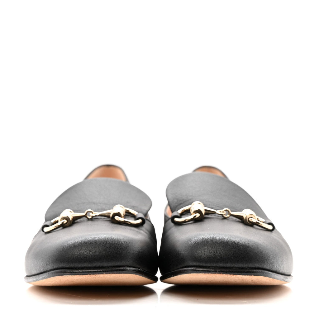 CALFSKIN WOMENS HORSEBIT LOAFERS BLACK