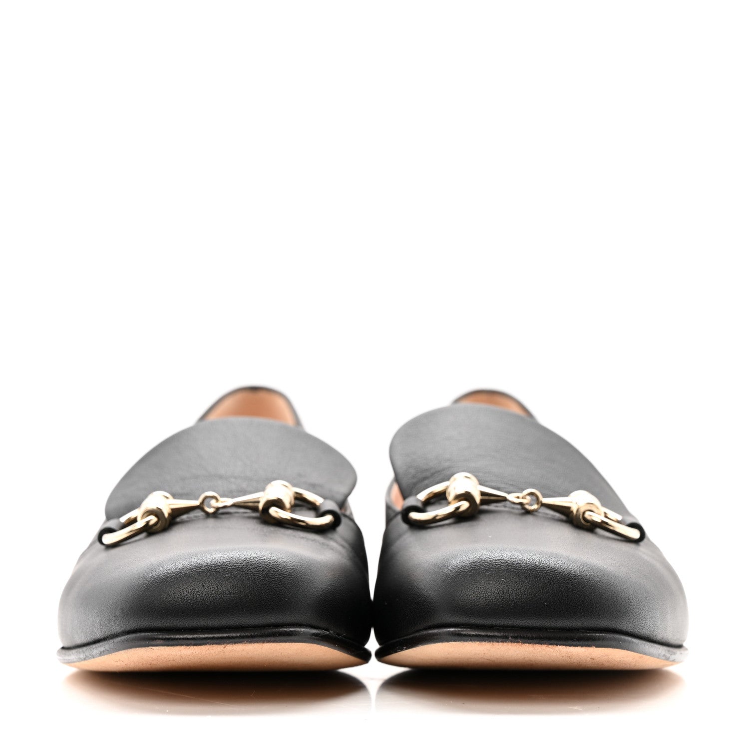 CALFSKIN WOMENS HORSEBIT LOAFERS BLACK