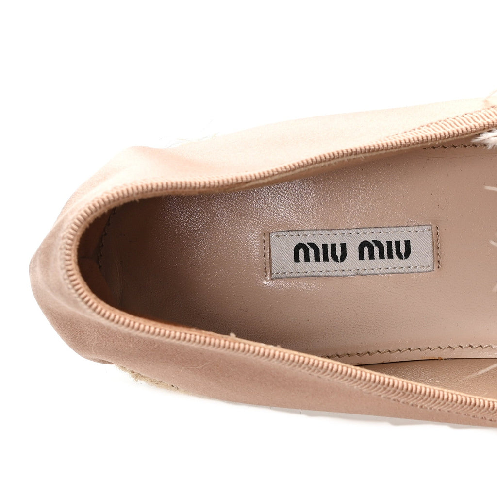 SATIN CRYSTAL PLATFORM ESPADRILLES PINK