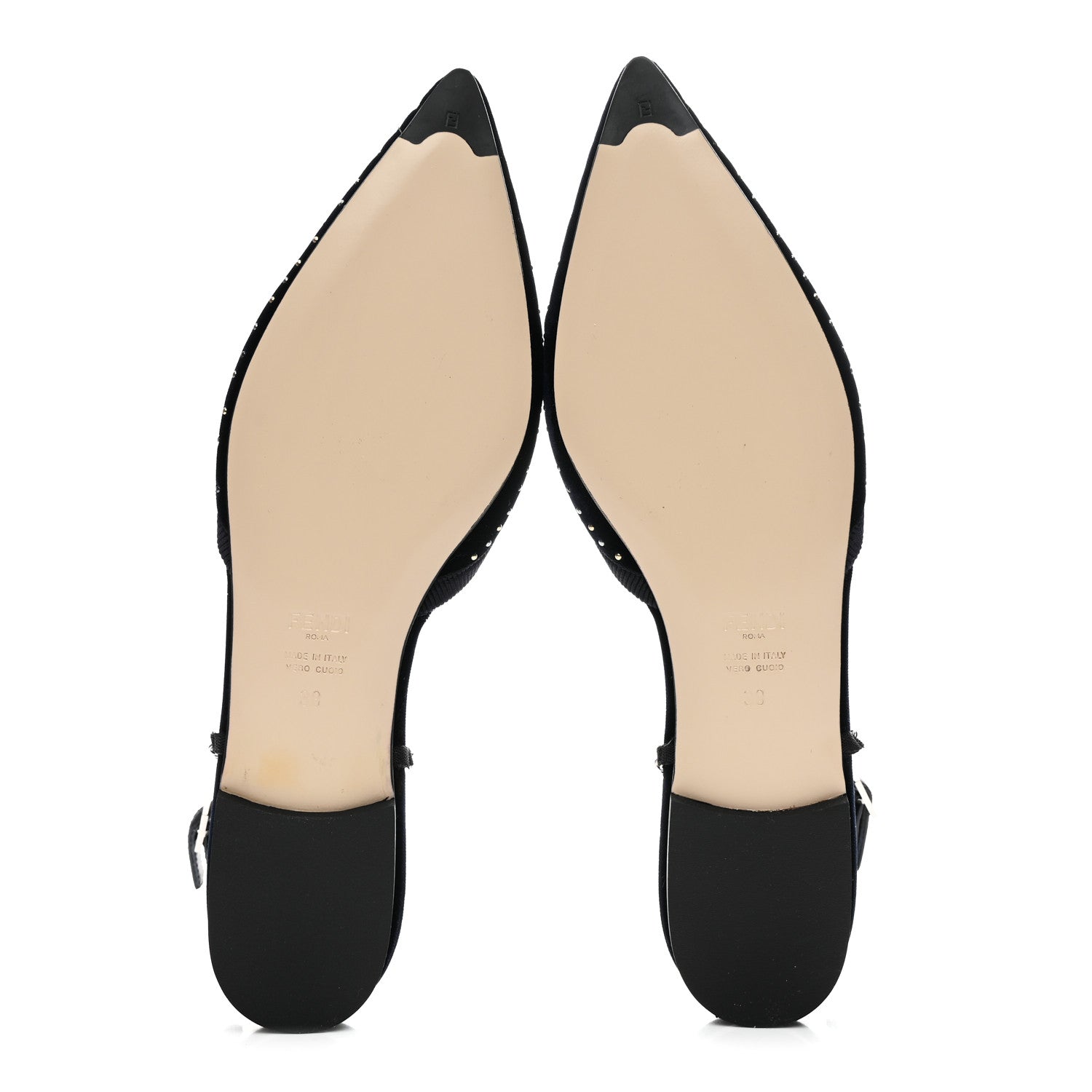 VELLUTO STUDDED COLIBRI LITE SLINGBACK BALLERINA FLATS BLUE NOTTE