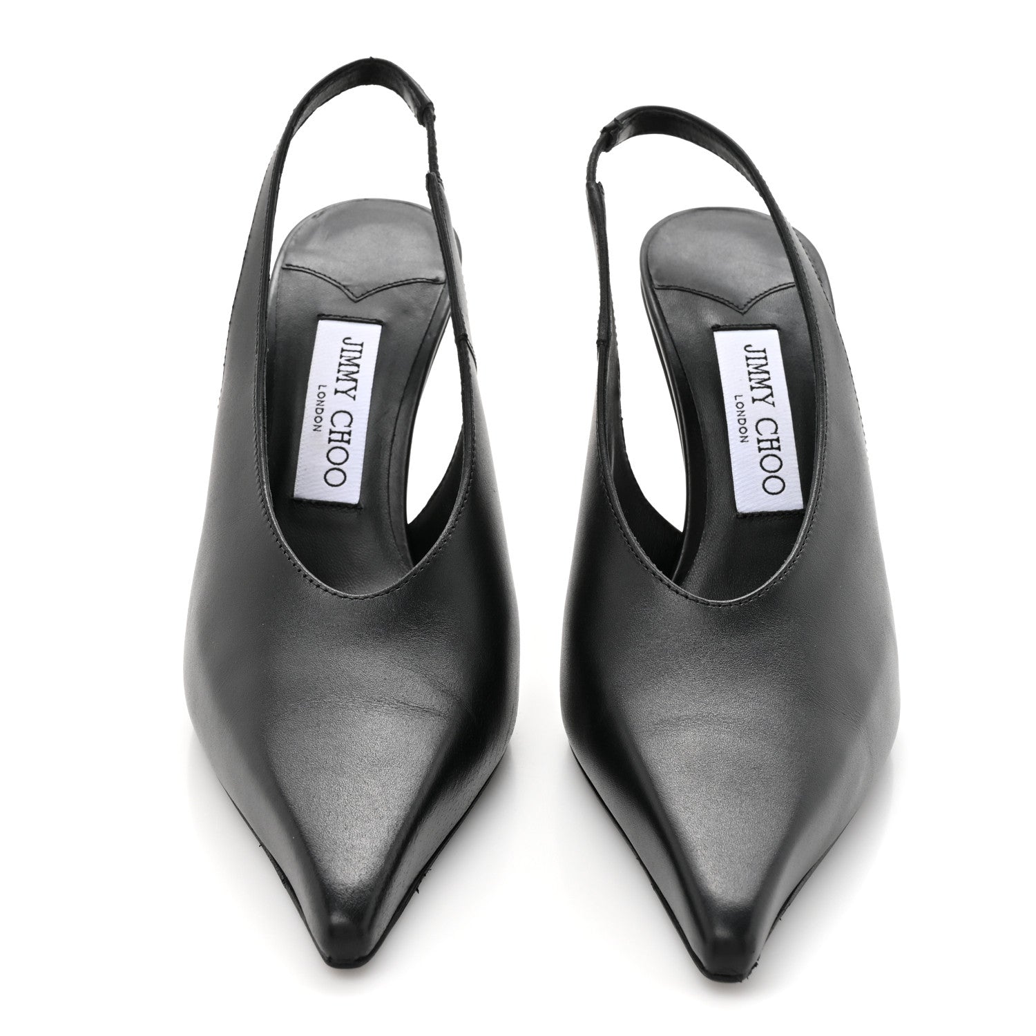CALFSKIN ISA 95 SLINGBACK PUMPS BLACK