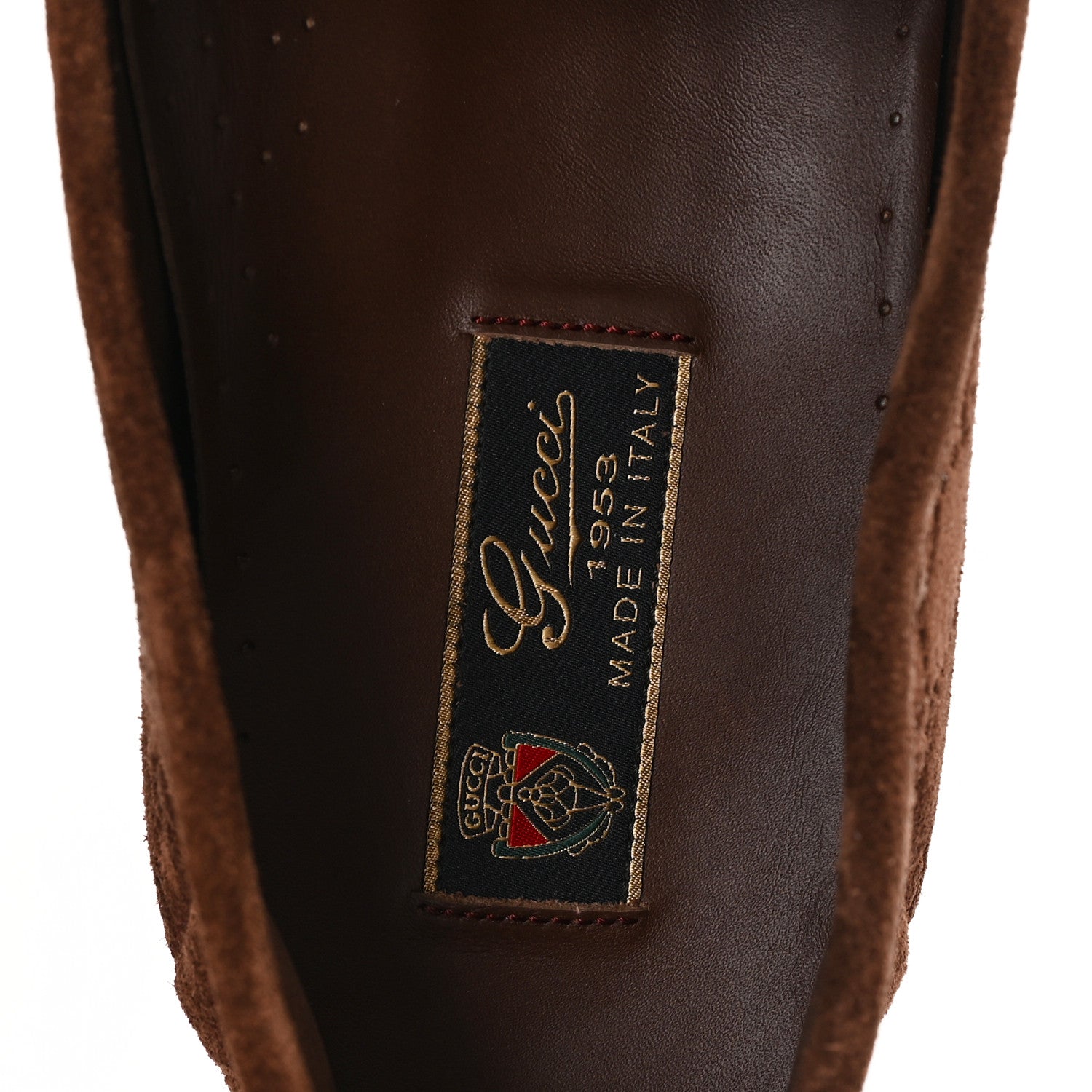 LUXURY SUEDE GUCCISSIMA MENS HORSEBIT MOCASSIN LOAFERS FANCY FANCY BROWN