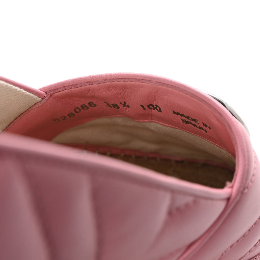NAPPA MATELASSE GG MARMONT ESPADRILLES WILD ROSE