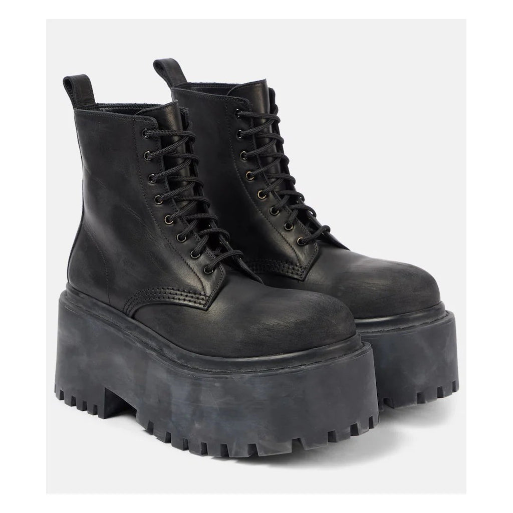 Balenciaga 65Mm Mini Platform Boots For - Black