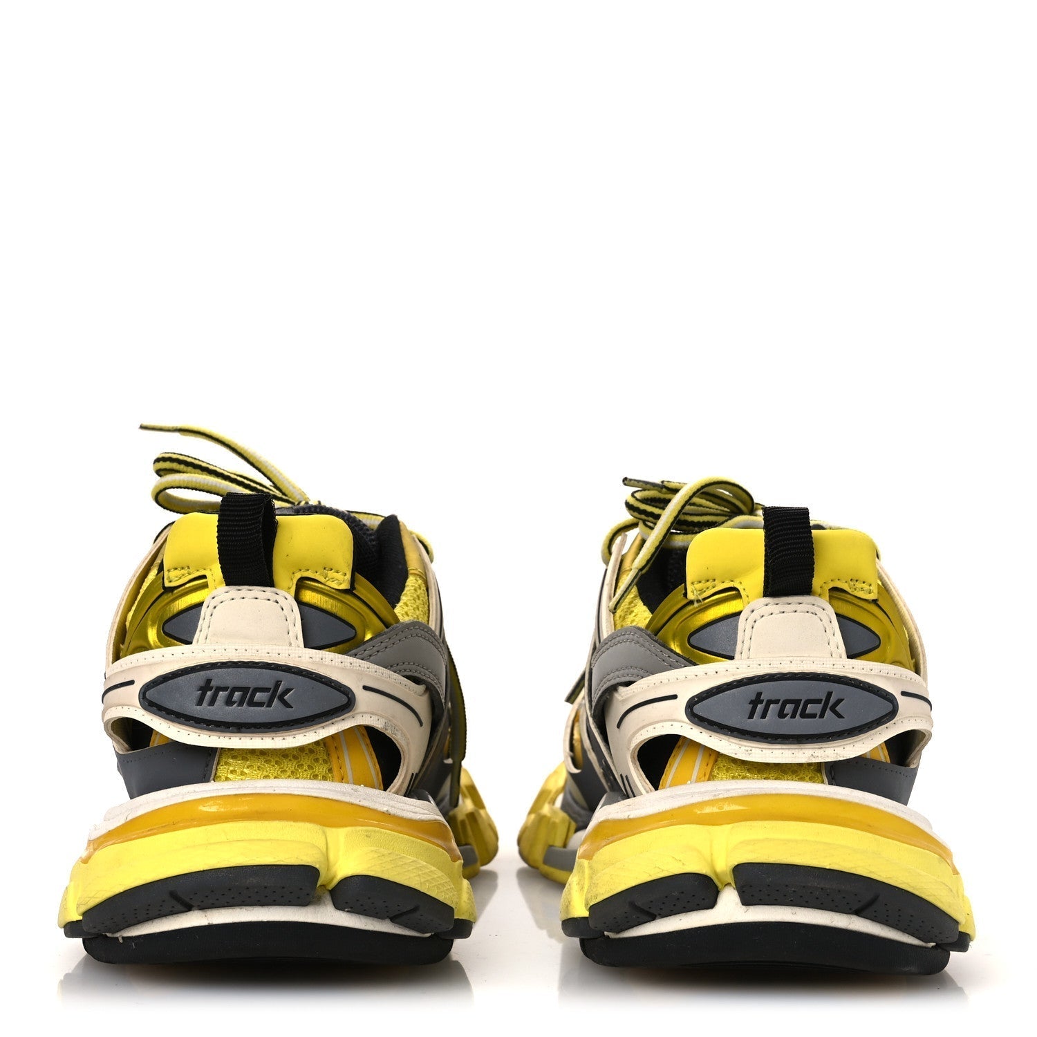 MESH NYLON MENS TRACK SNEAKERS YELLOW BLACK WHITE