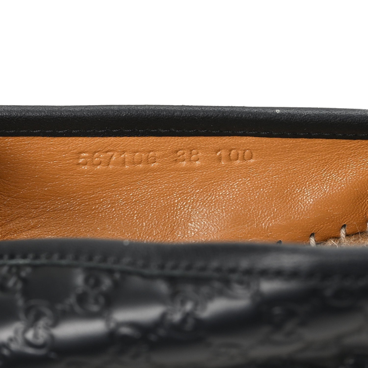MICROGUCCISSIMA SIGNATURE ESPADRILLES BLACK