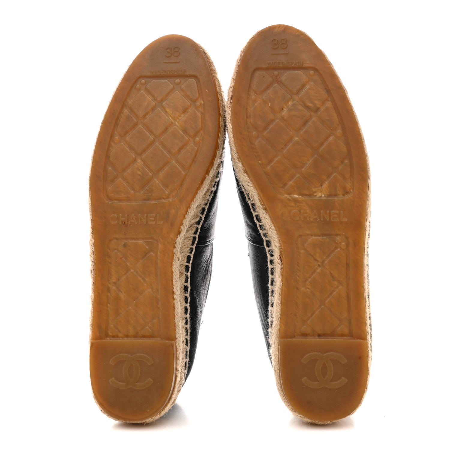 LAMBSKIN CC ESPADRILLES DARK NAVY