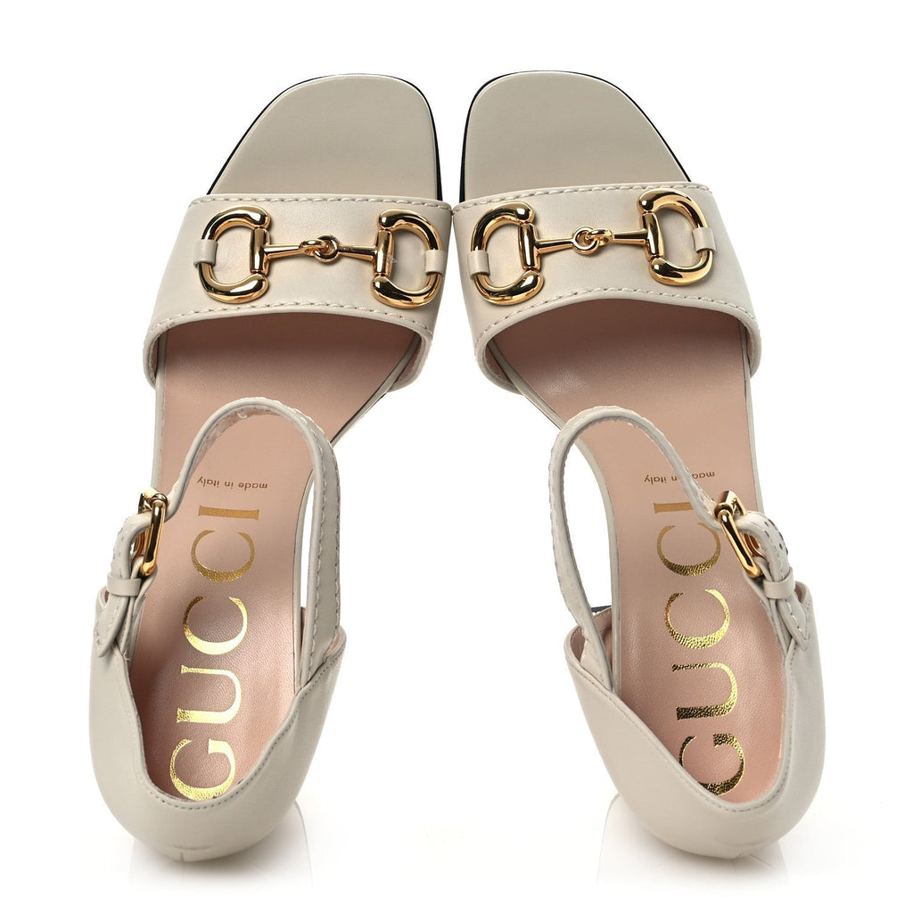 NAPPA HORSEBIT CROSS STRAP 95MM SANDALS MYSTIC WHITE