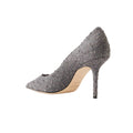 JIMMY CHOO LOVE 85 METALLIC TWEED PUMPS