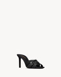 YSL TRIBUTE MULES IN SMOOTH LEATHER BLACK