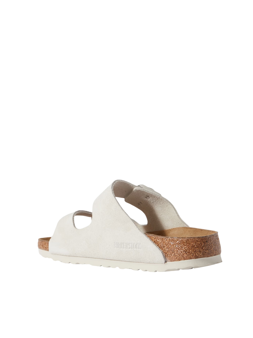 BIRKENSTOCK ARIZONA SUEDE SANDALS WHITE