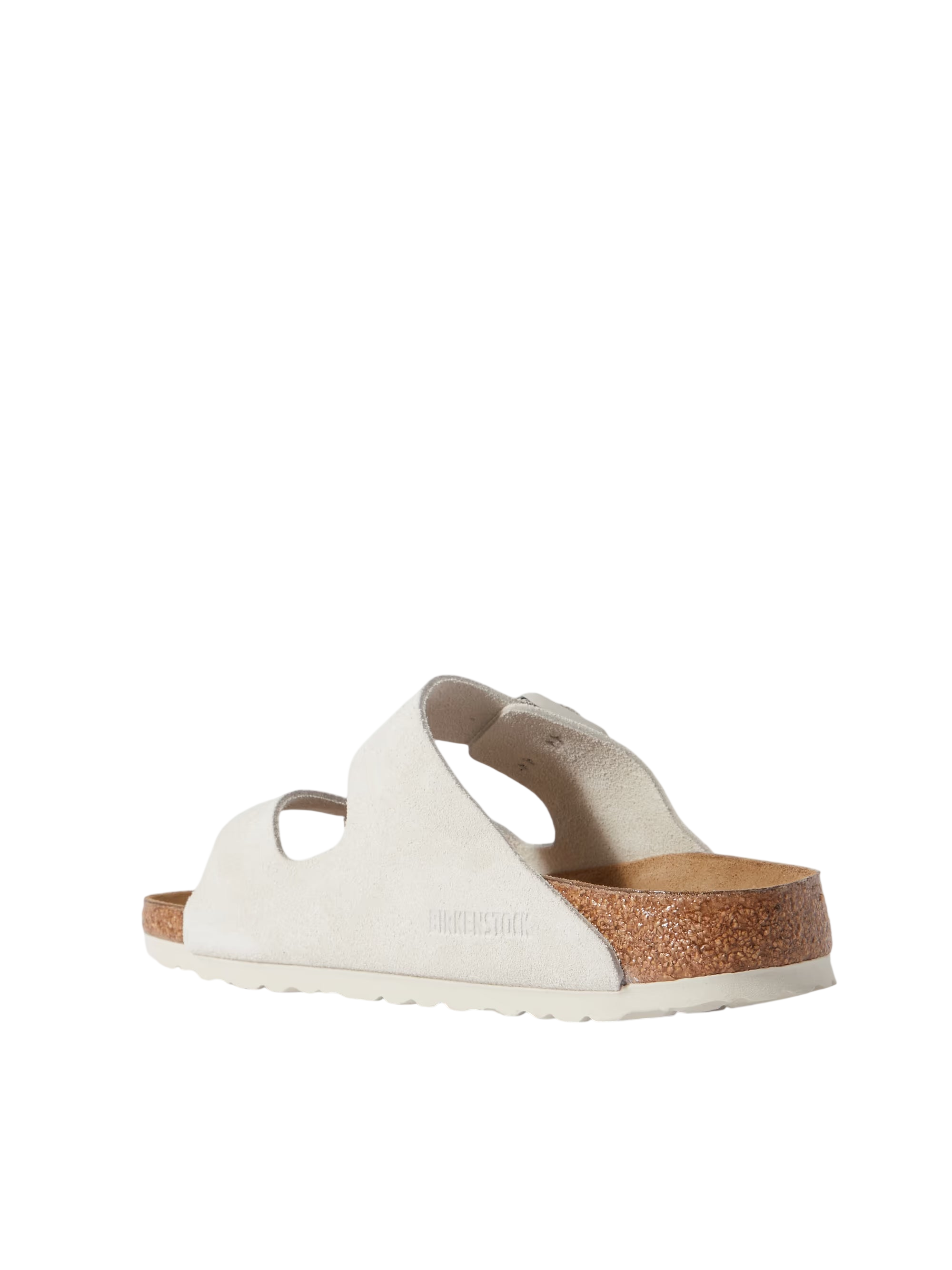 BIRKENSTOCK ARIZONA SUEDE SANDALS WHITE