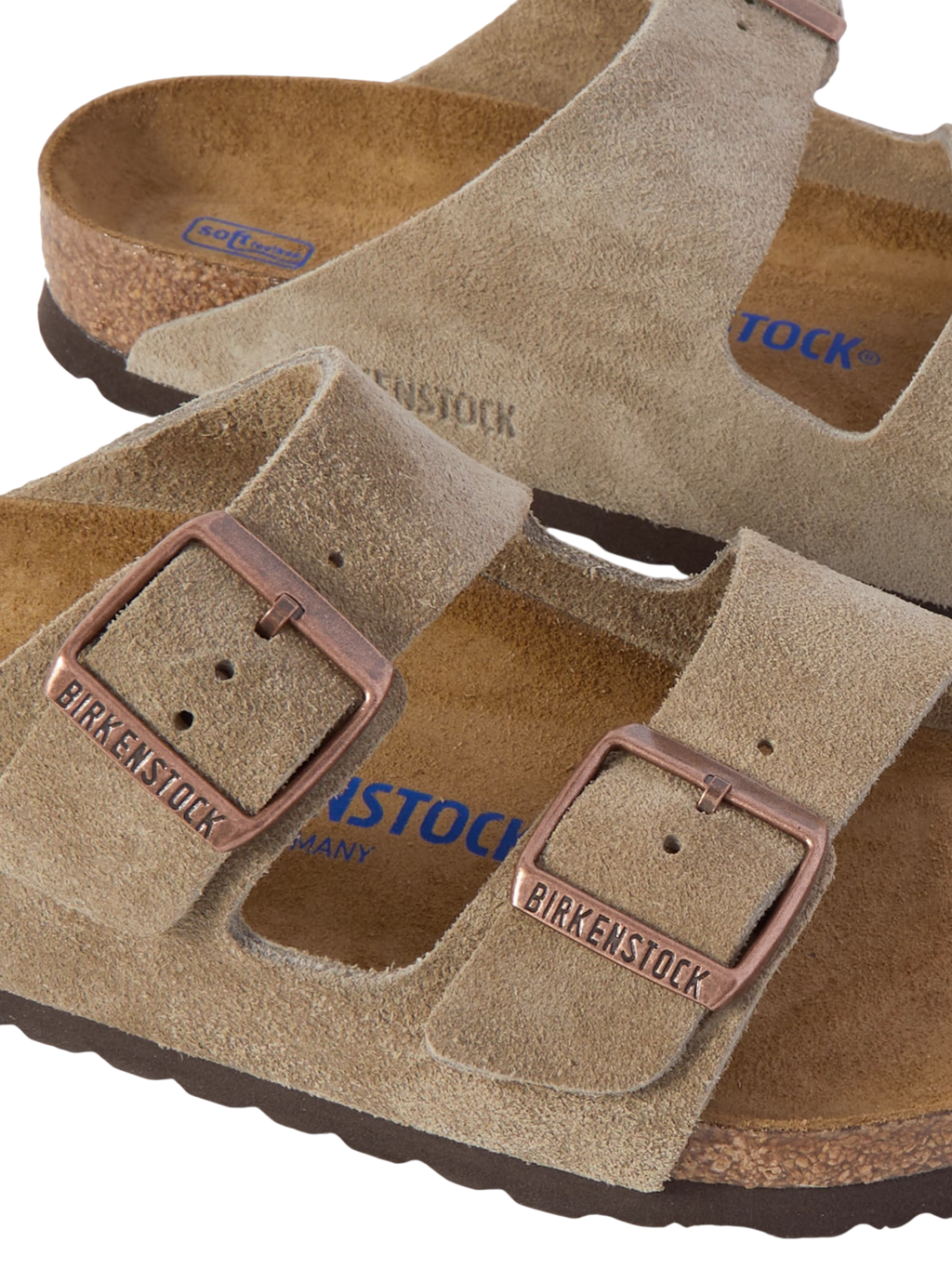 BIRKENSTOCK SUEDE SANDALS BLACK