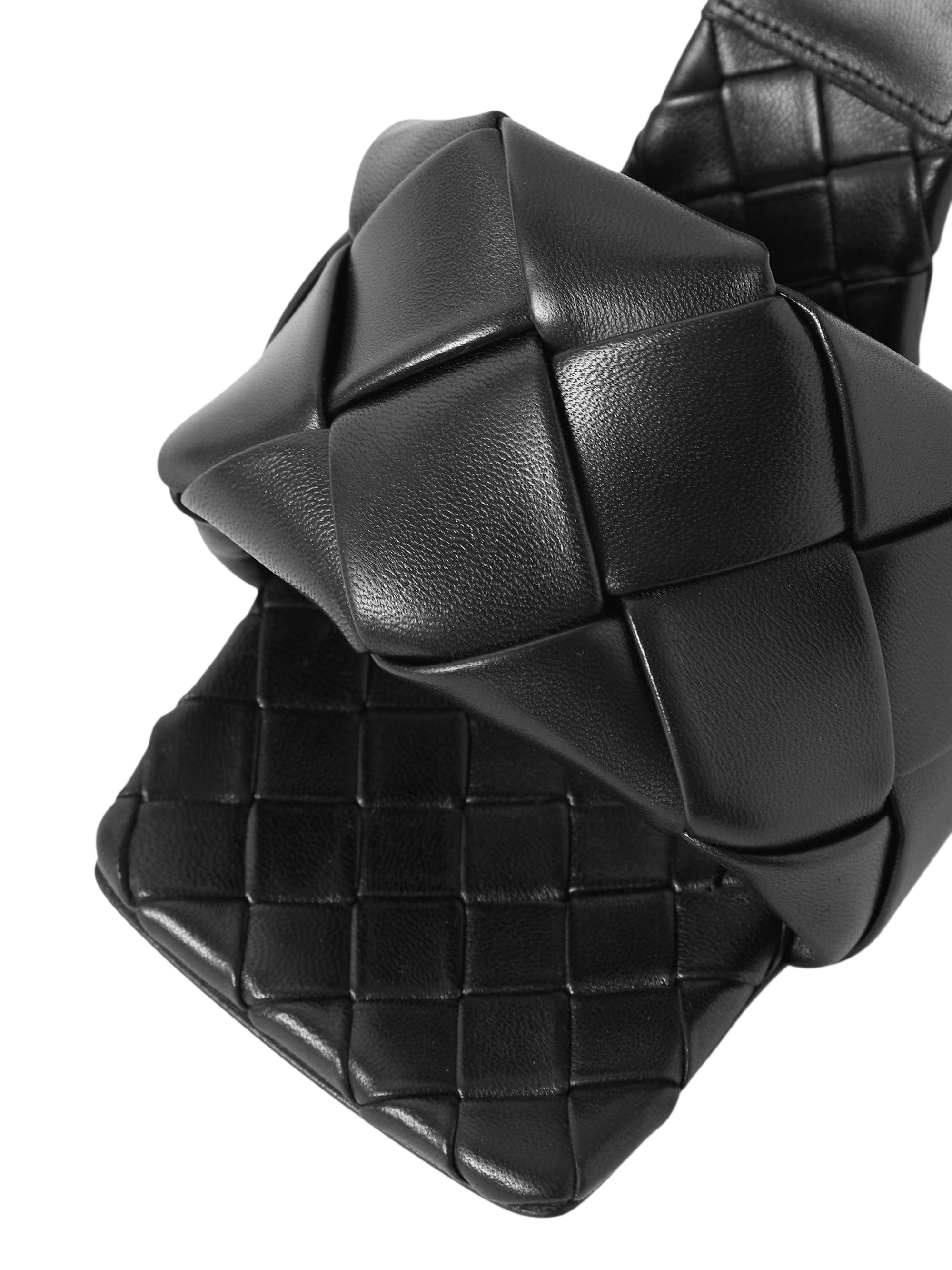 BOTTEGA VENETA LIDO INTRECCIATO LEATHER MULES