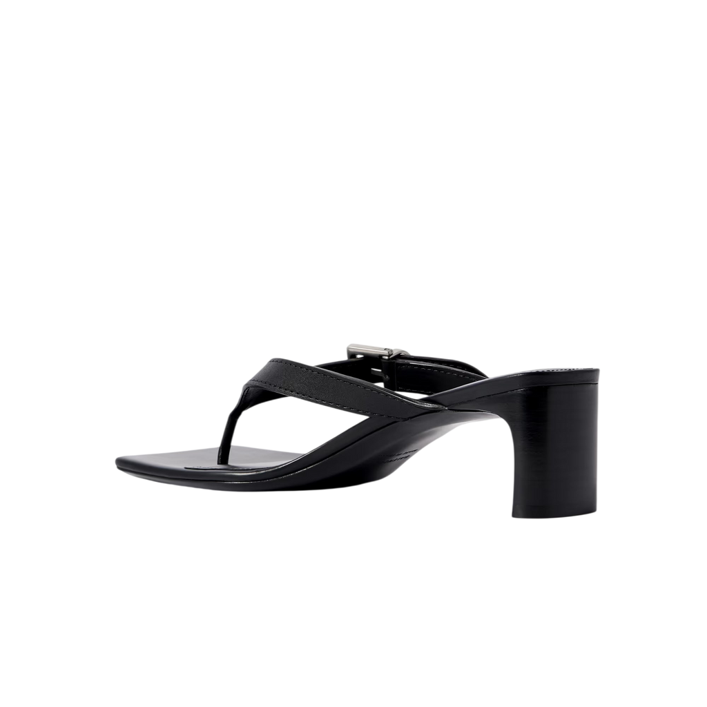 BALENCIAGA BEL AIR BUCKLED LEATHER SANDALS