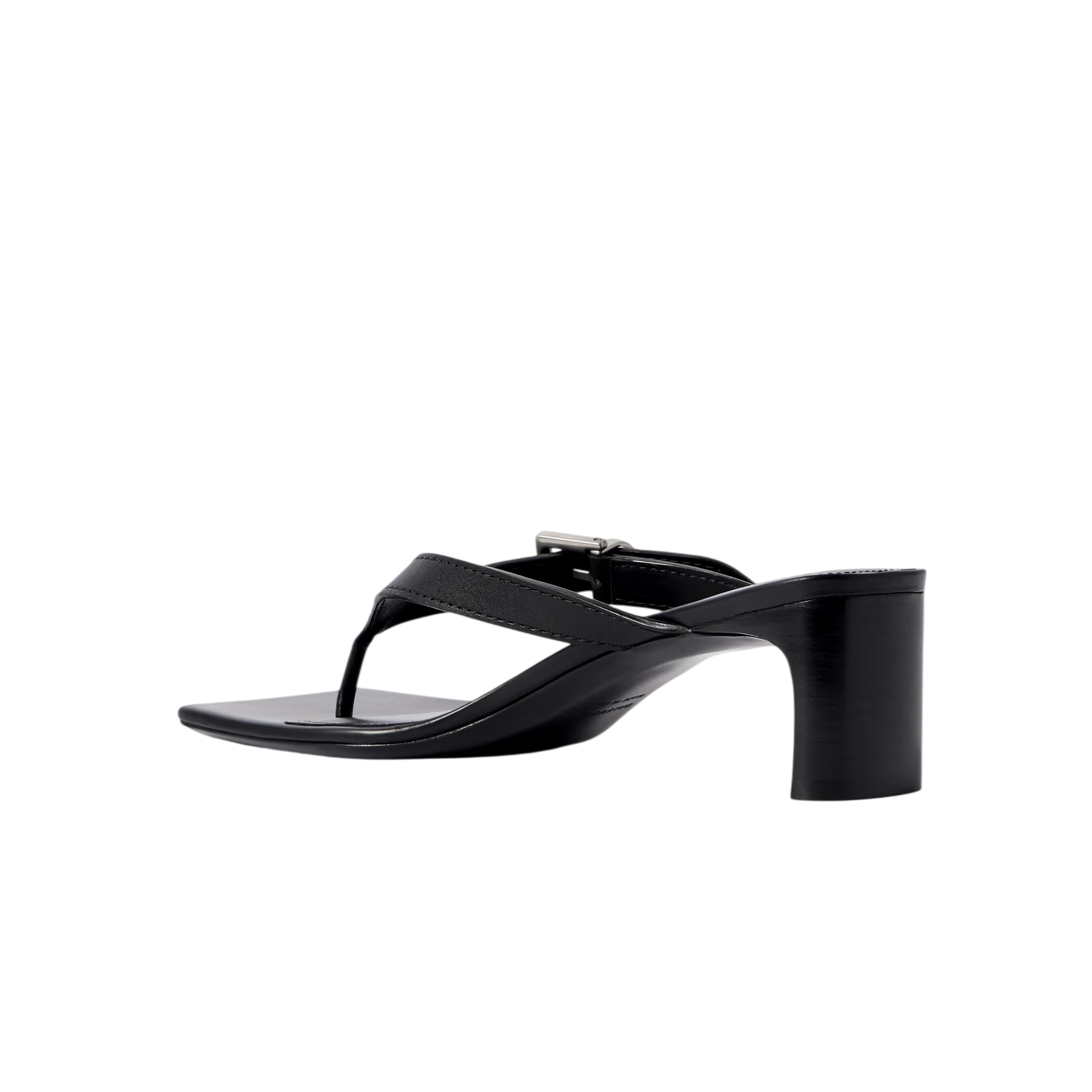 BALENCIAGA BEL AIR BUCKLED LEATHER SANDALS