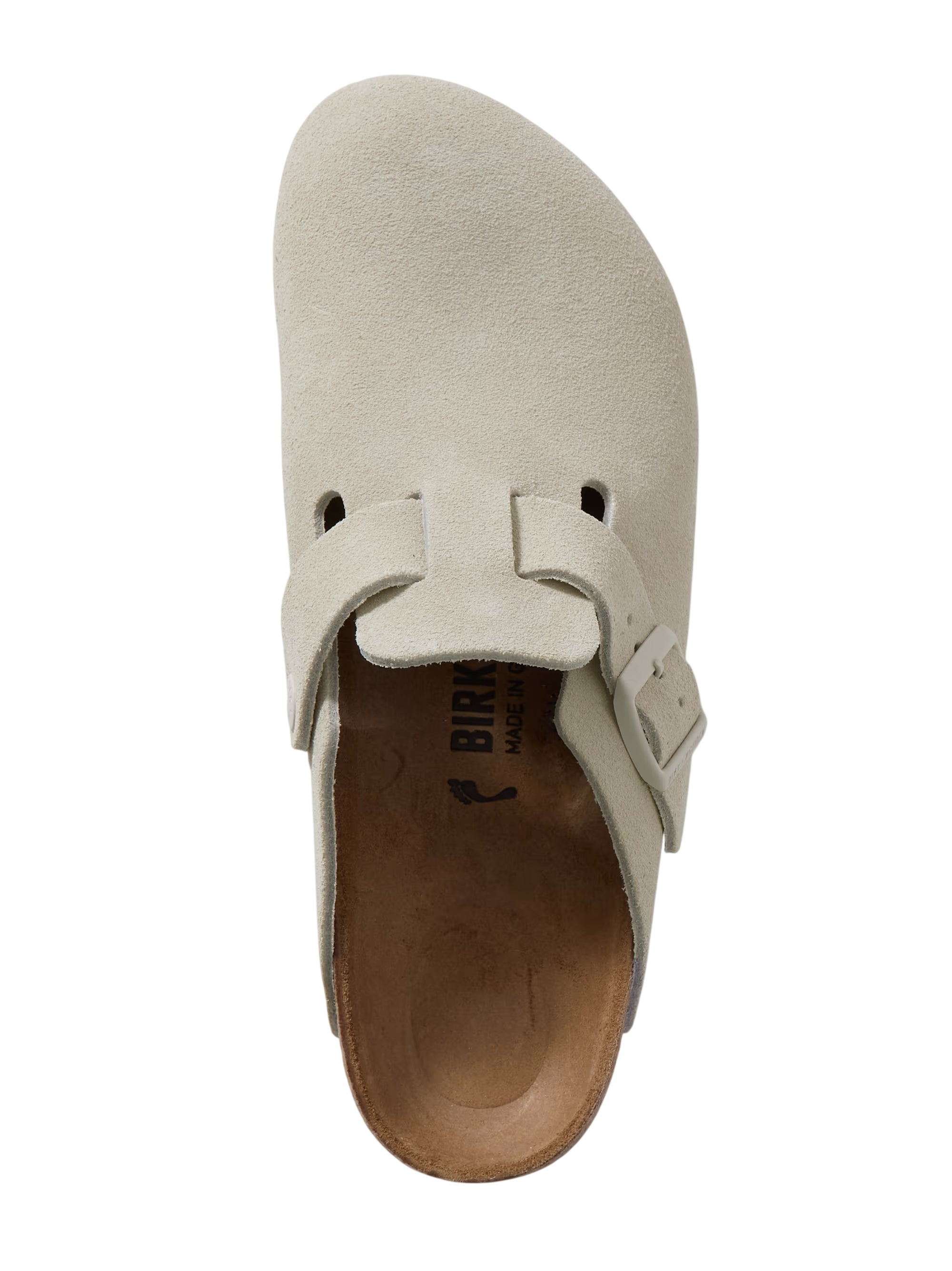 BIRKENSTOCK SUEDE CLOGS