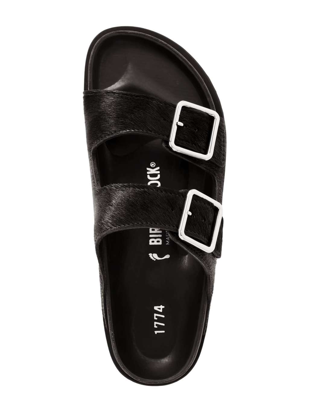 BIRKENSTOCK 1774 ARIZONA PONY HAIR SANDALS