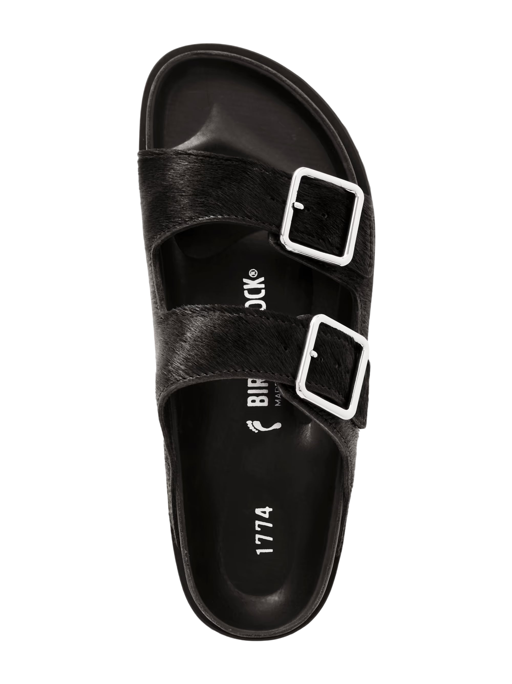 BIRKENSTOCK 1774 ARIZONA PONY HAIR SANDALS