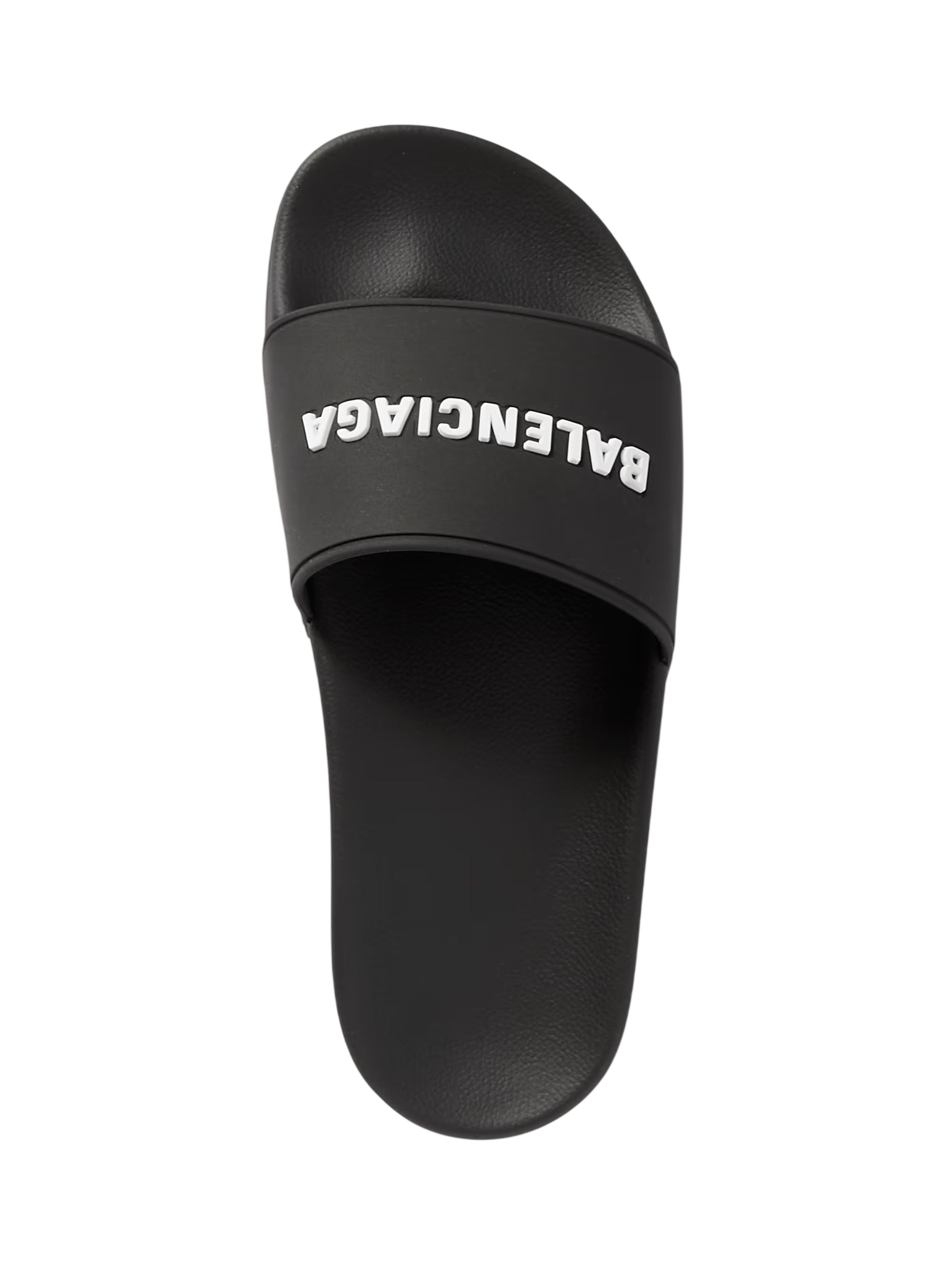 BALENCIAGA PISCINE LOGO-EMBOSSED RUBBER SLIDES