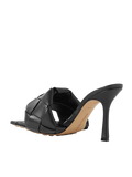 BOTTEGA VENETA LIDO INTRECCIATO LEATHER MULES