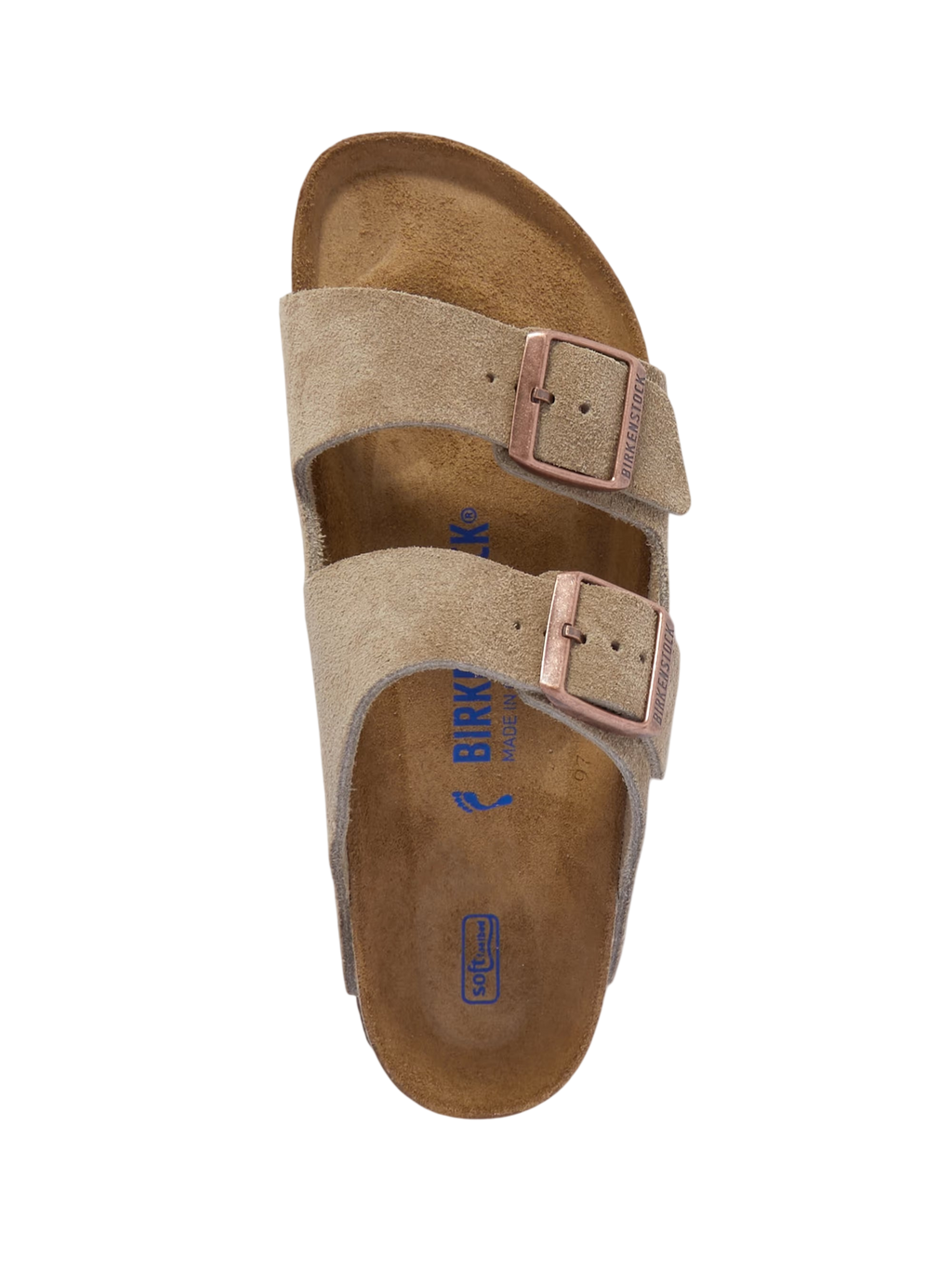 BIRKENSTOCK SUEDE SANDALS TAUPE