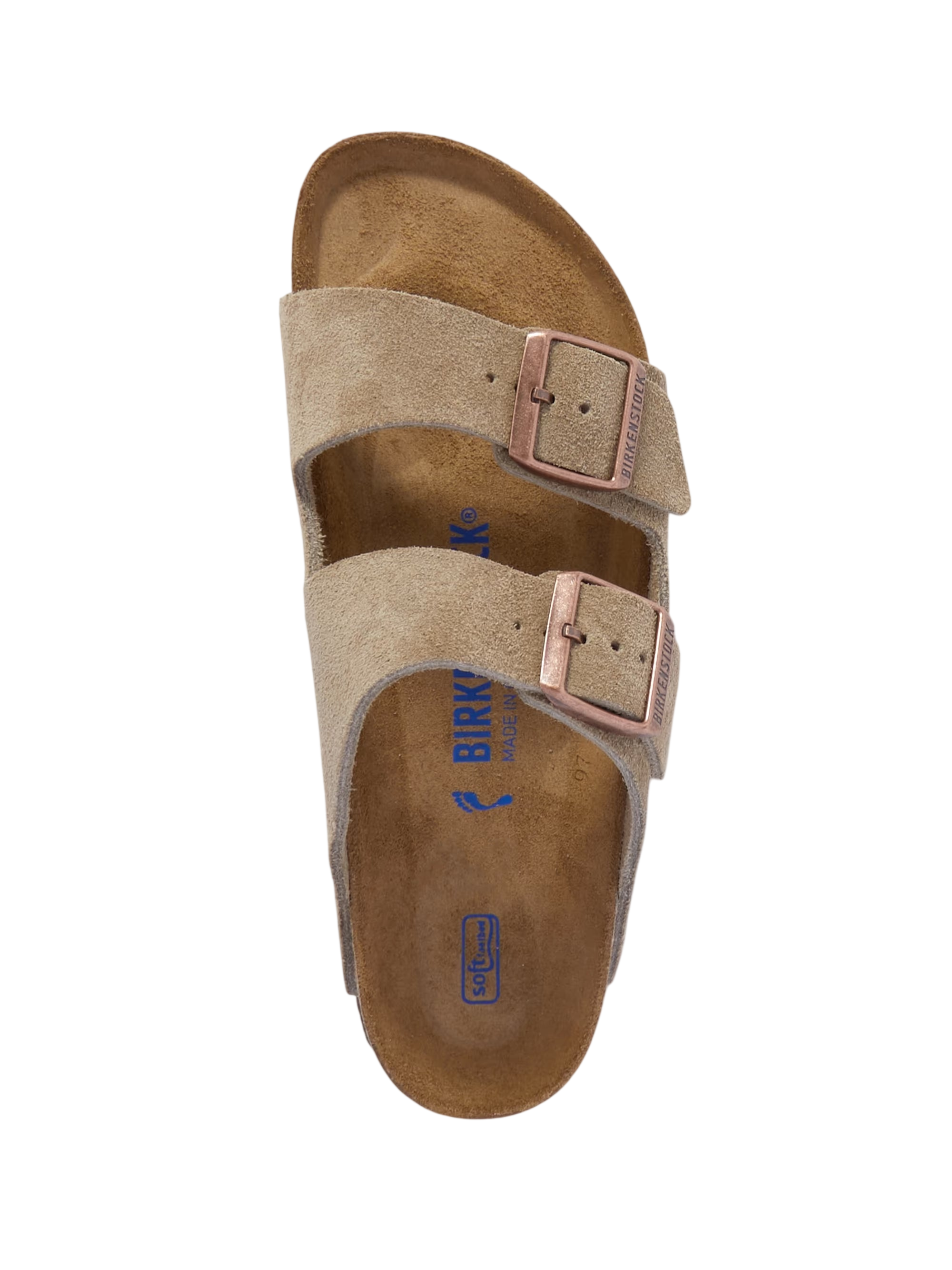 BIRKENSTOCK SUEDE SANDALS TAUPE
