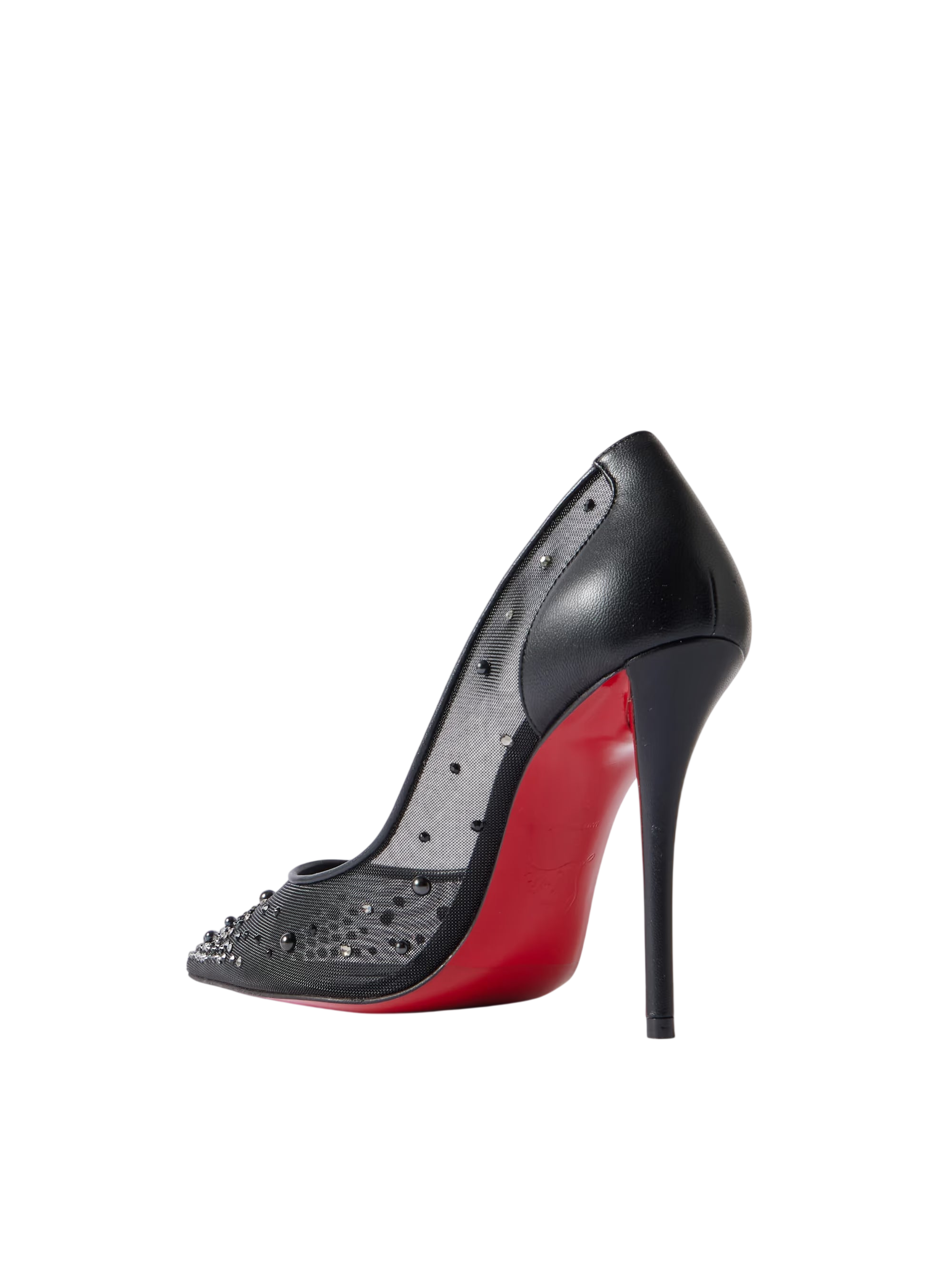 CHRISTIAN LOUBOUTIN MISS Z DEGRASTRASS PERLA BLACK