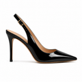 Amelira Bianca Slingback — Noir Patent