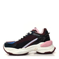 LOUIS VUITTON MIX MATERIALS SUEDE CALFSKIN RUN SNEAKERS PINK