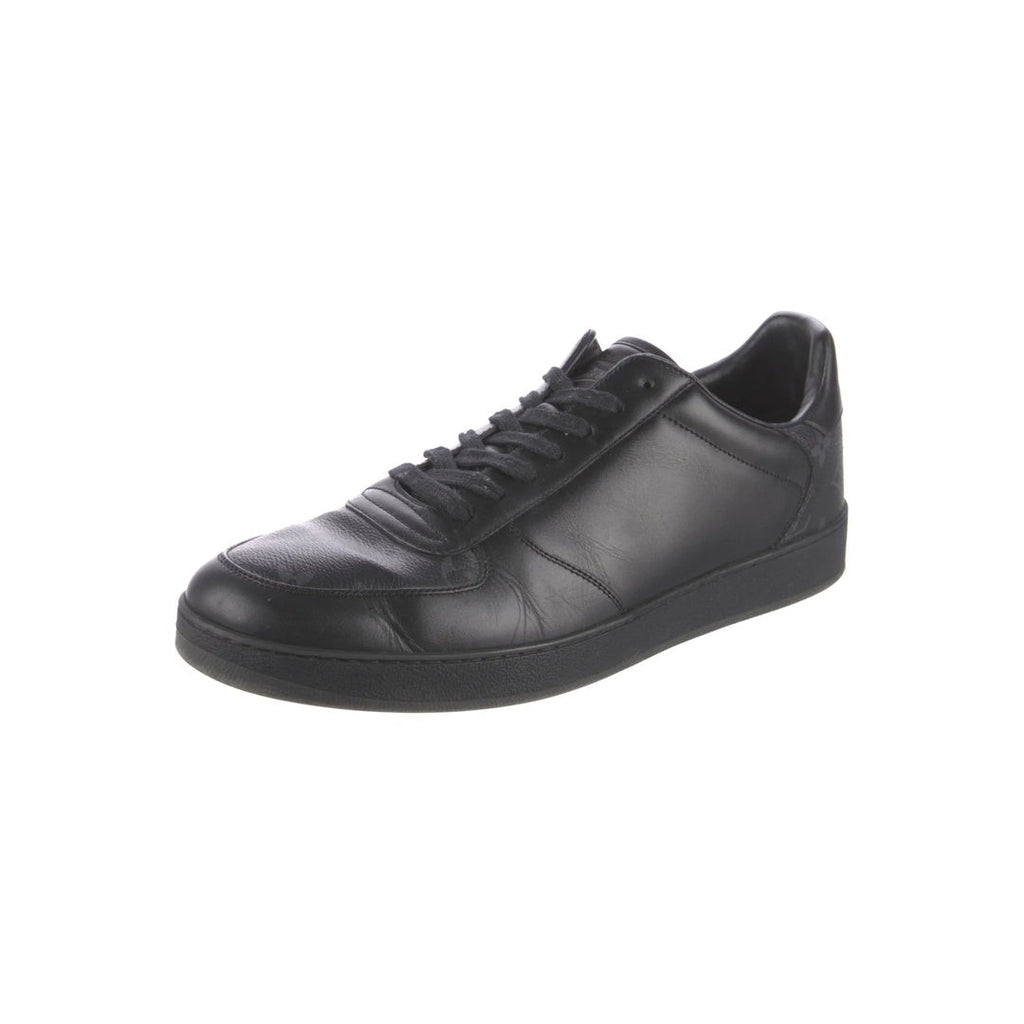 LOUIS VUITTON MONOGRAM CALFSKIN LOUS SNEAKERS BLACK