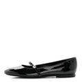 LOUIS VUITTON PATENT UNIFORMES BALLERINA FLAT BLACK