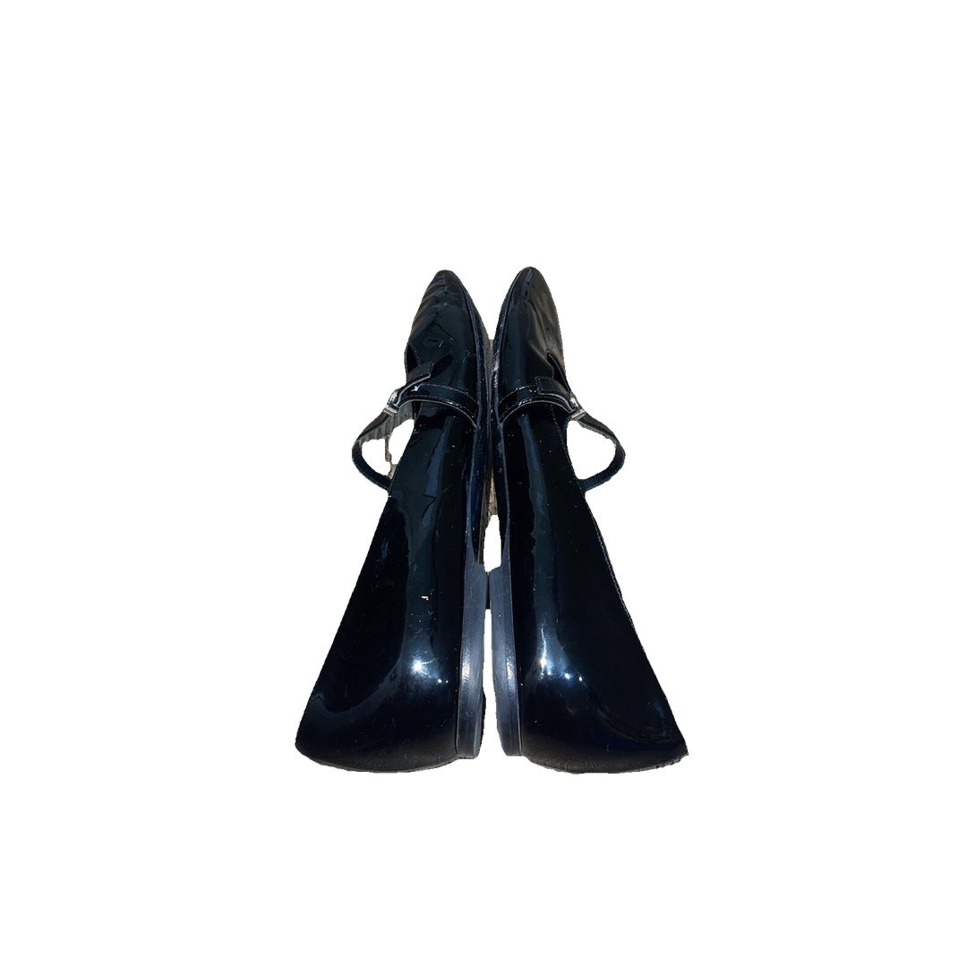 LOUIS VUITTON PATENT UNIFORMES BALLERINA FLAT BLACK