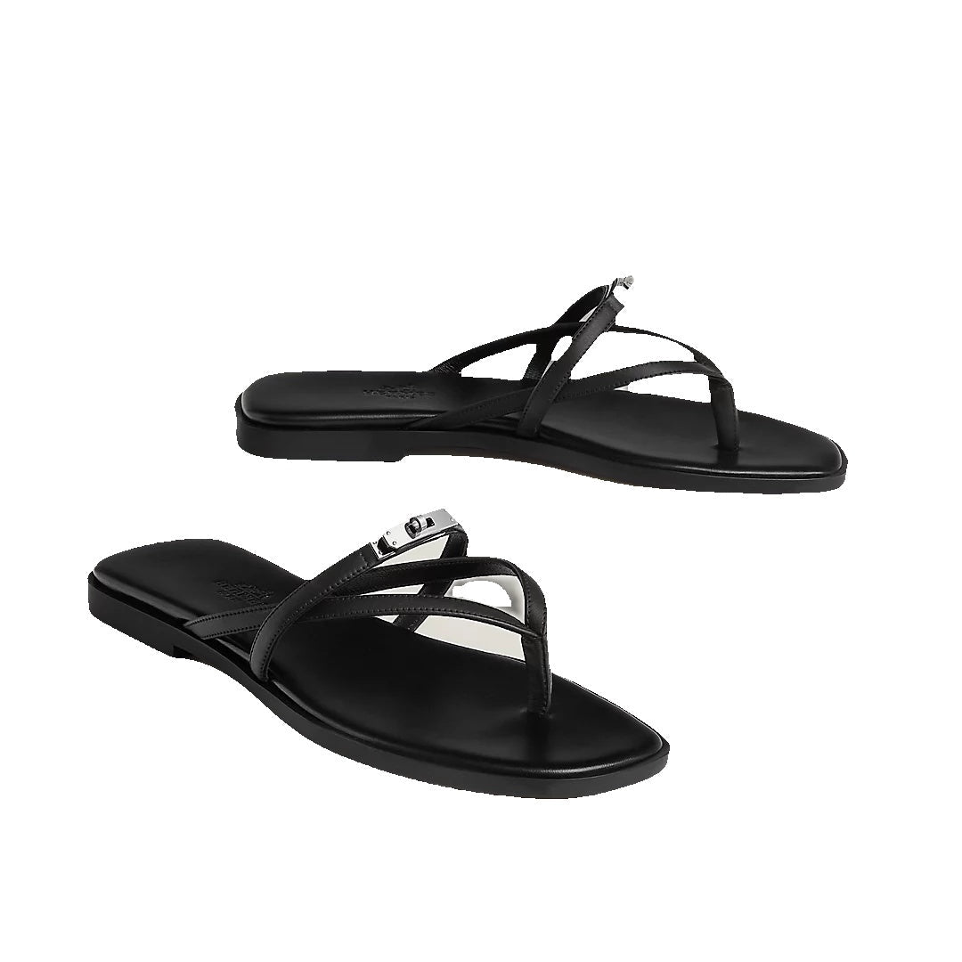 HERMÈS MISS SANDAL BLACK