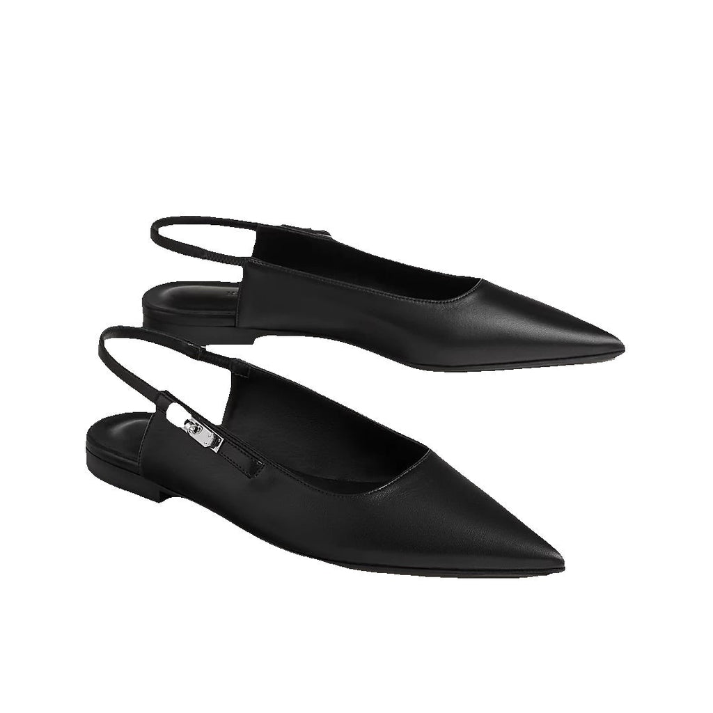 HERMÈS LOVELY SLINGBACK BLACK