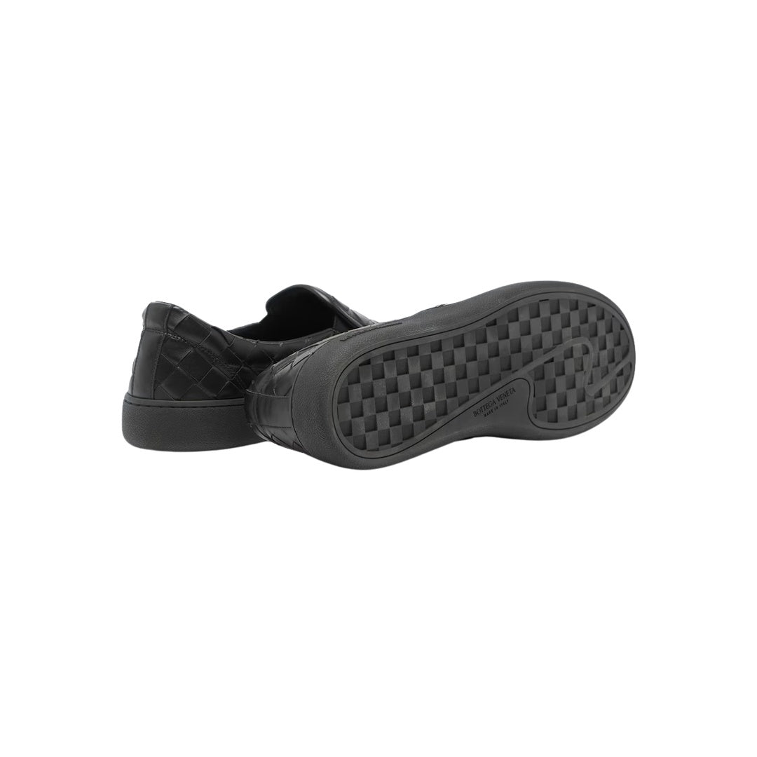 BOTTEGA VENETA KNIT SLIP-ON SNEAKER BLACK