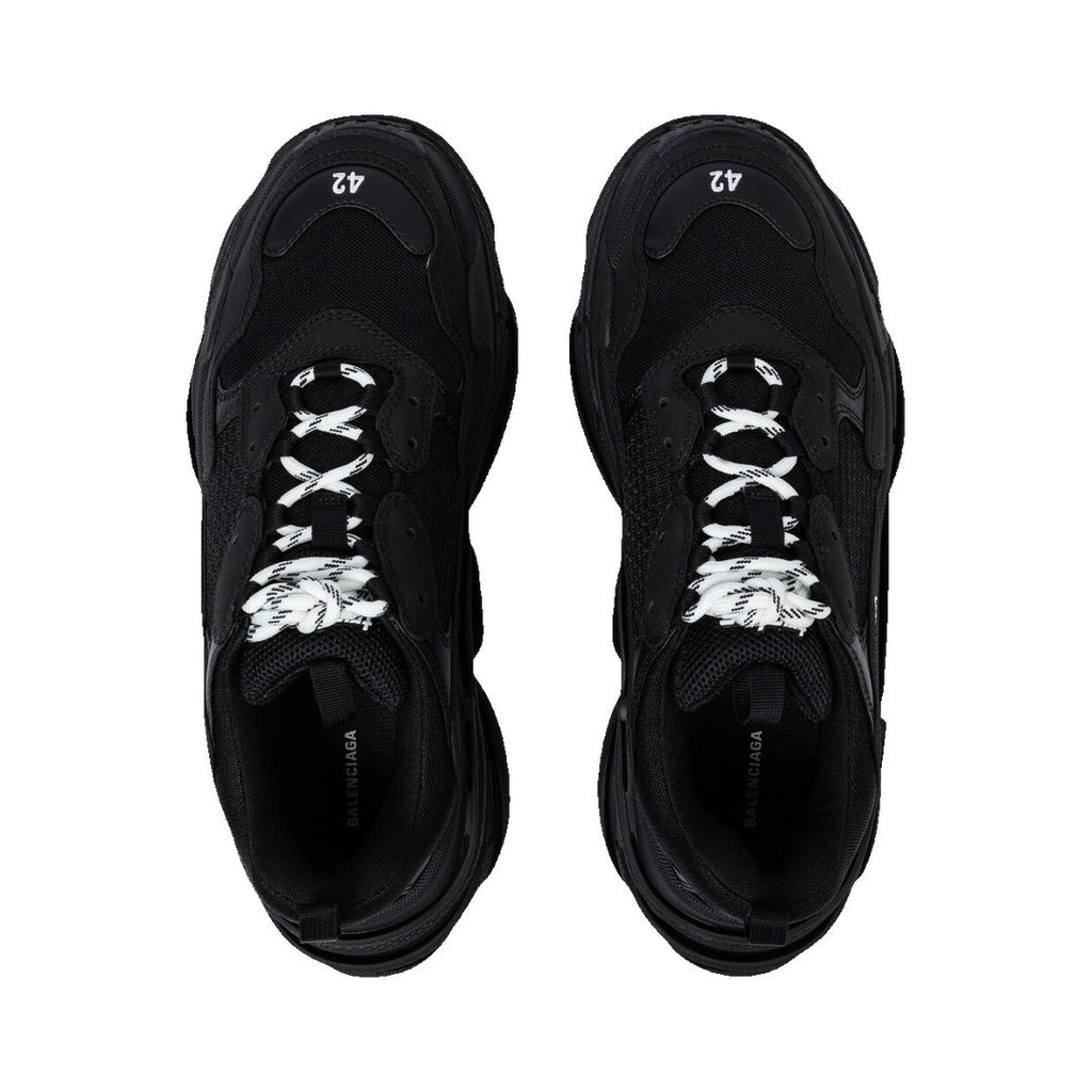 BALENCIAGA TRIPLE S SPORTS SHOES BLACK