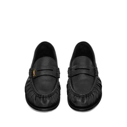 SAINT LAURENT LE LOAFER LOAFERS BLACK