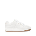 SAINT LAURENT SL/ LACE-UP LEATHER SNEAKERS WHITE