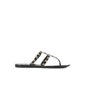 VALENTINO GARAVANI CUFFIE KIDSKIN SANDAL 100MM BLACK
