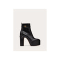 VALENTINO GARAVANI FAWCETTE PLATFORM ANKLE BOOT CALFSKIN 90MM BLACK