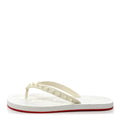 CHRISTIAN LOUBOUTIN SUPER LOUBI FLIP DONNA WHITE