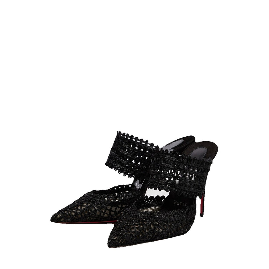 CHRISTIAN LOUBOUTIN HER IN ROMA MULE BLACK