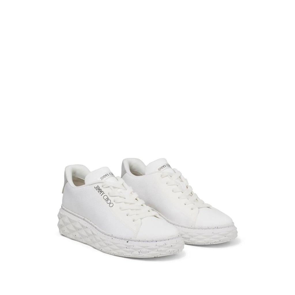 JIMMY CHOO DIAMOND LIGHT MAXI/F SNEAKERS WHITE