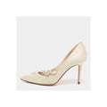 MANOLO BLAHNIK NADIRA PUMPS NATURAL
