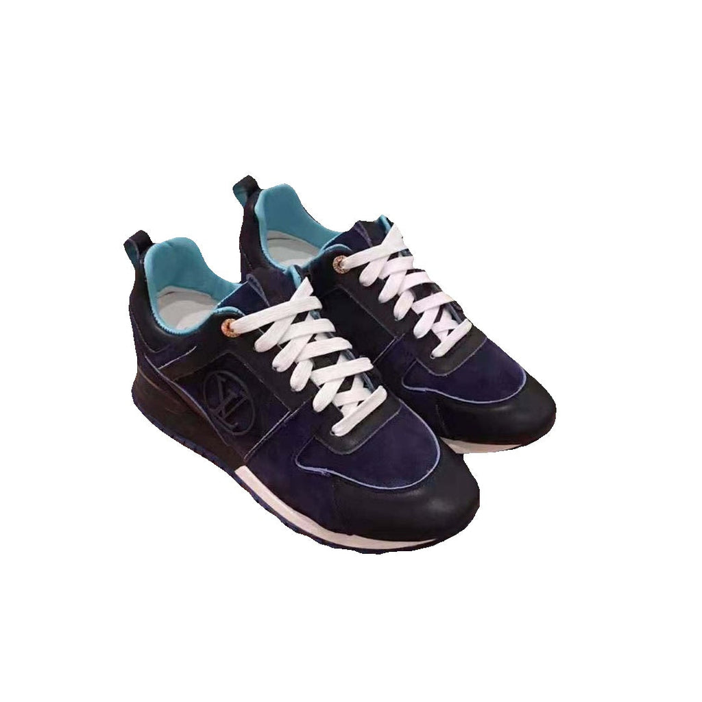 LOUIS VUITTON DENIM MONOGRAM RUN AWAY SNEAKER BLUE
