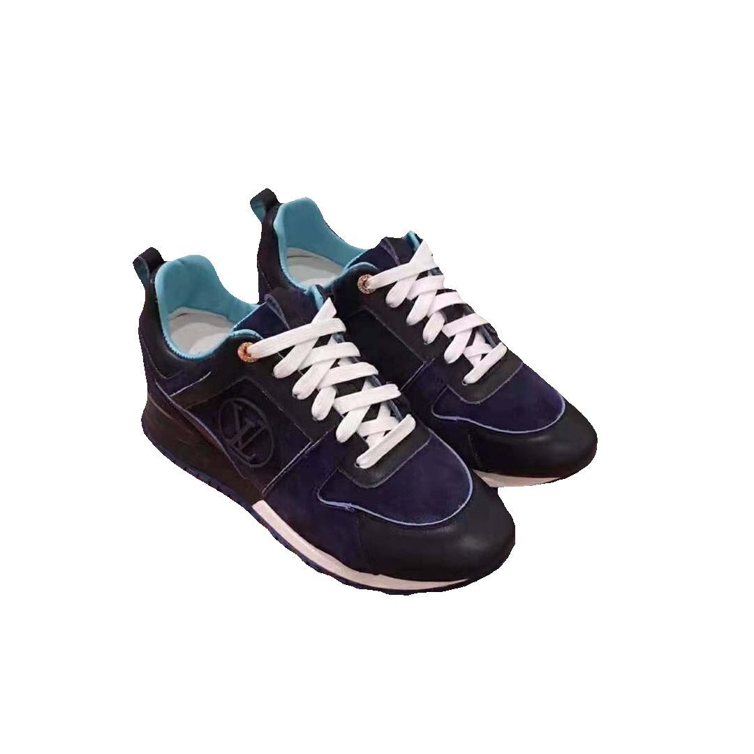 LOUIS VUITTON DENIM MONOGRAM RUN AWAY SNEAKER BLUE