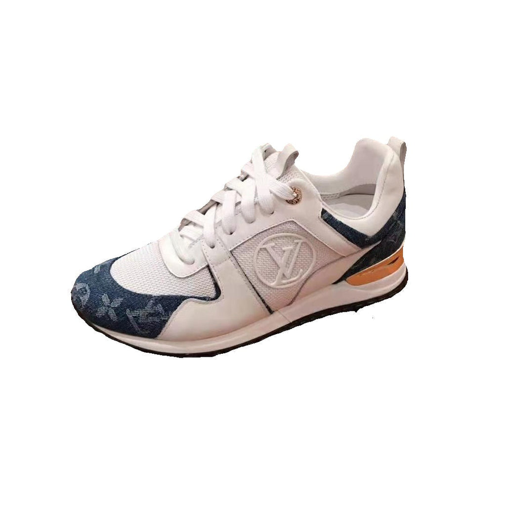 LOUIS VUITTON DENIM MONOGRAM RUN AWAY SNEAKER BLUE