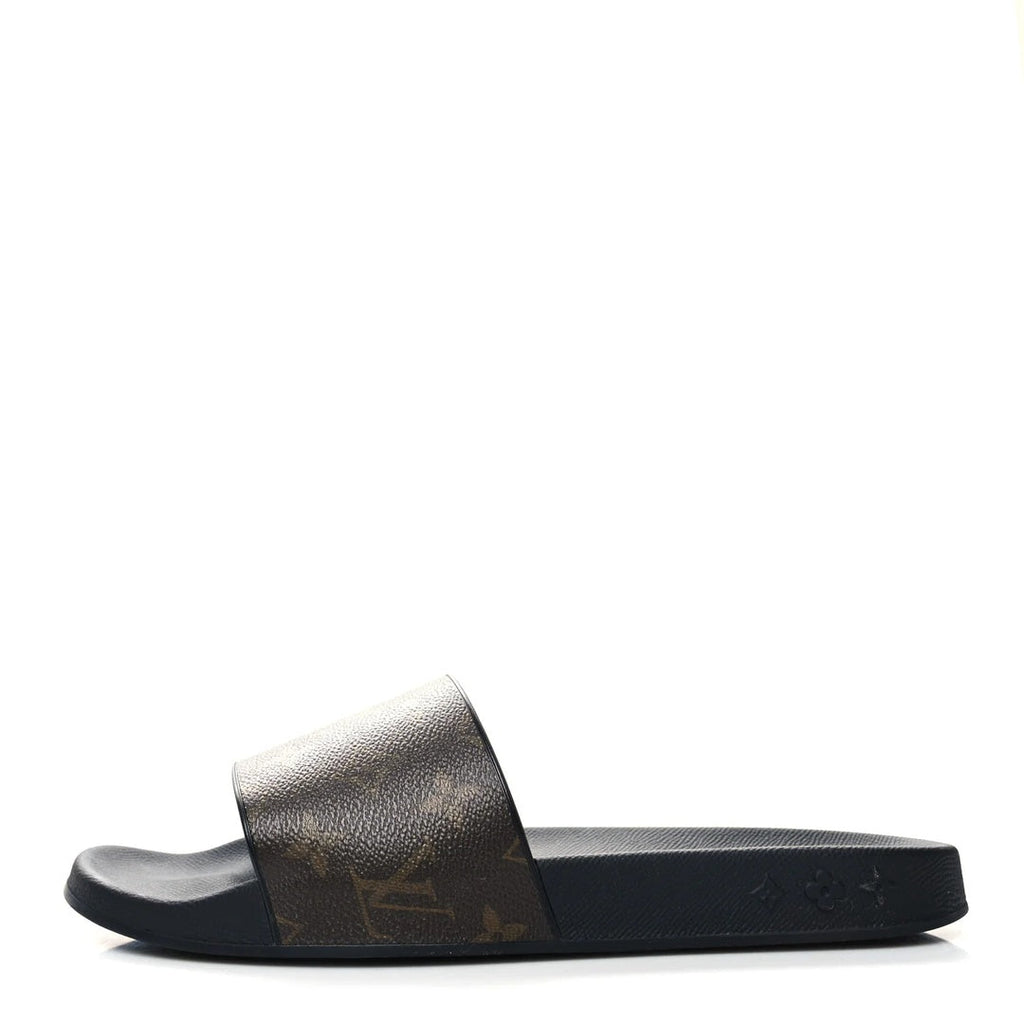 LOUIS VUITTON MONOGRAM SUNBATH SLIDE SANDAL BROWN