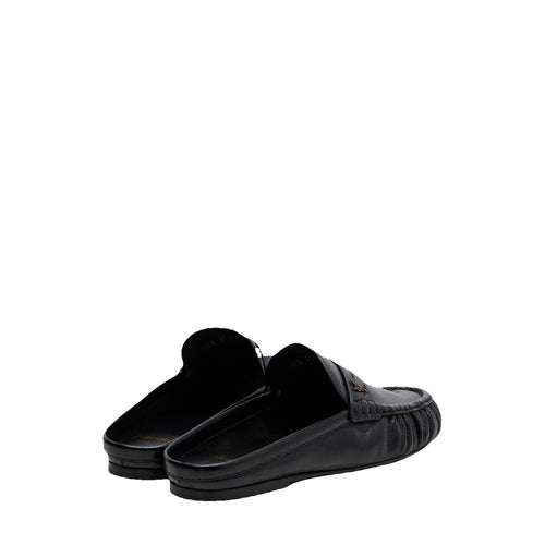 SAINT LAURENT RENEE MULES BLACK